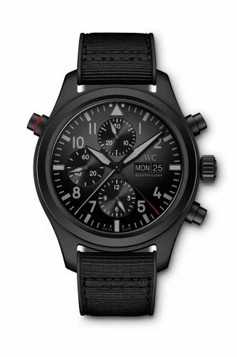 IWC Pilot's Watch Double Chronograph Top Gun Ceratanium IW3718-15 (IW371815)